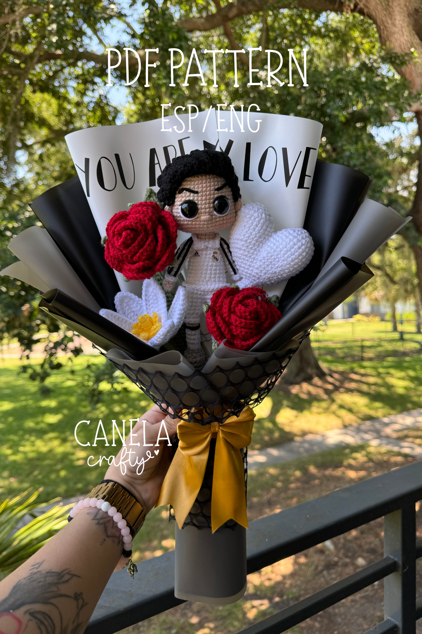 PATRÓN PDF Cristiano Ronaldo CR7🧶✨