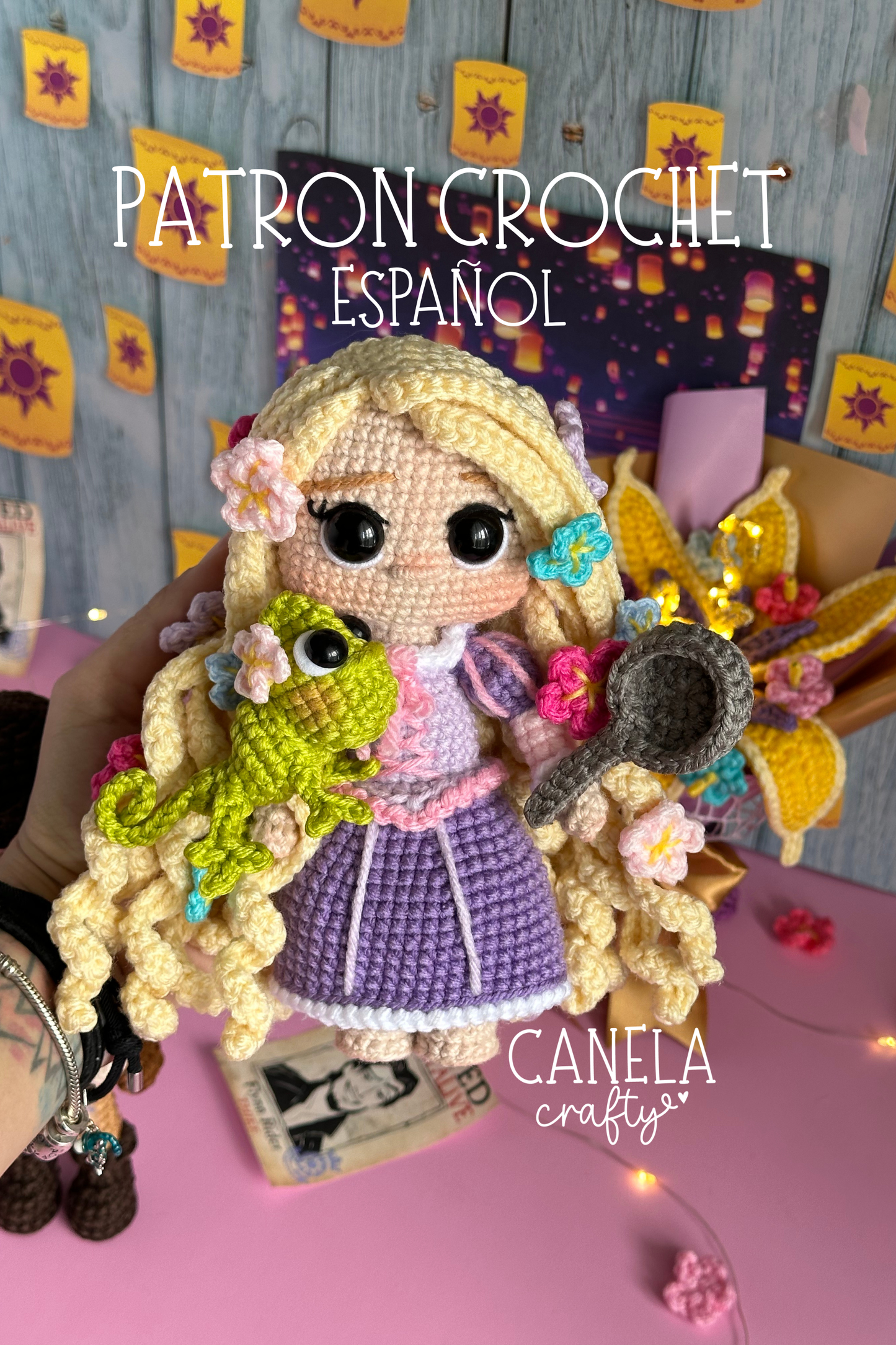 PATRÓN PDF Rapunzel✨