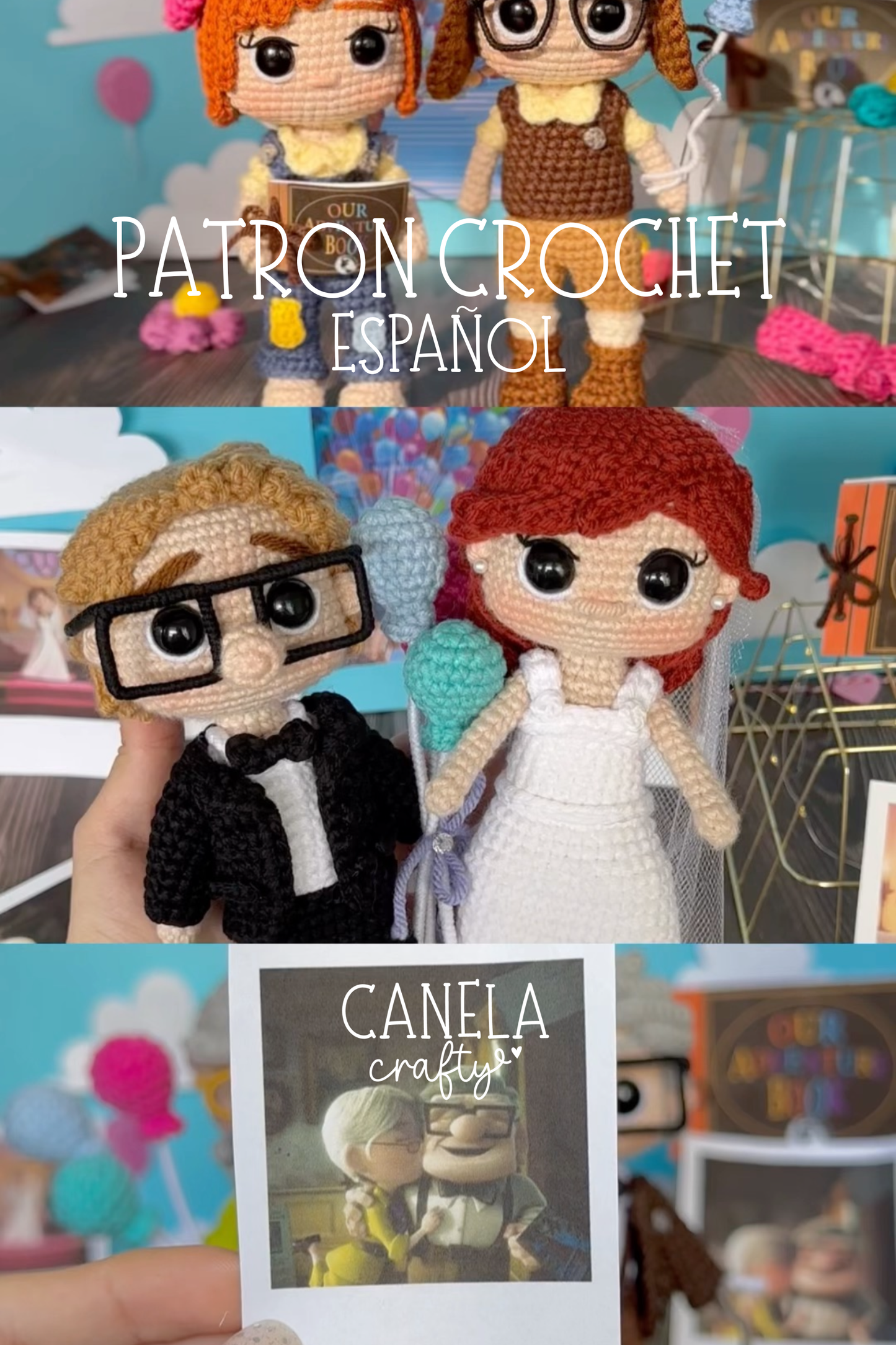 PATRÓN PDF Aventuras Versión Casados🧶✨