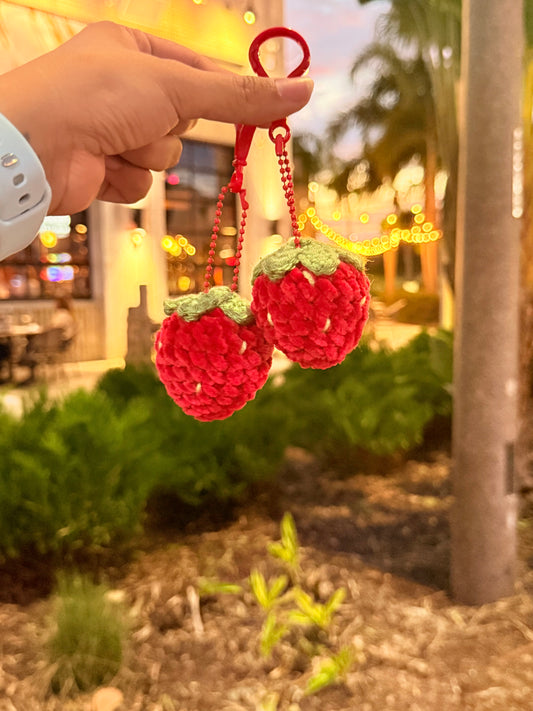Strawberry Keychain
