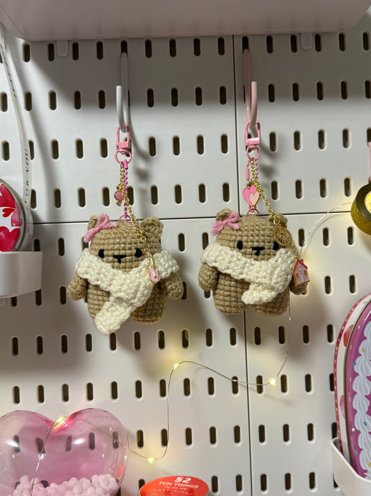 Cozy Bear Bag Charm
