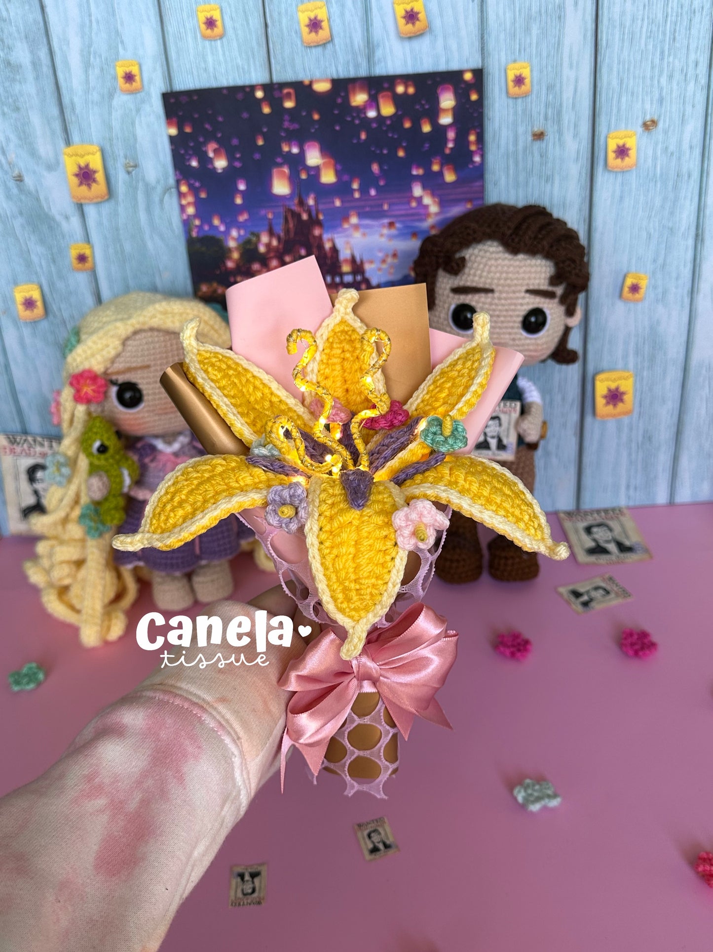 PATRÓN PDF Mini Flor Mágica🧶✨