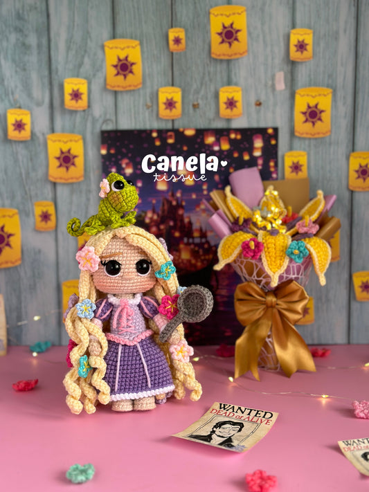 PATRÓN PDF Rapunzel✨