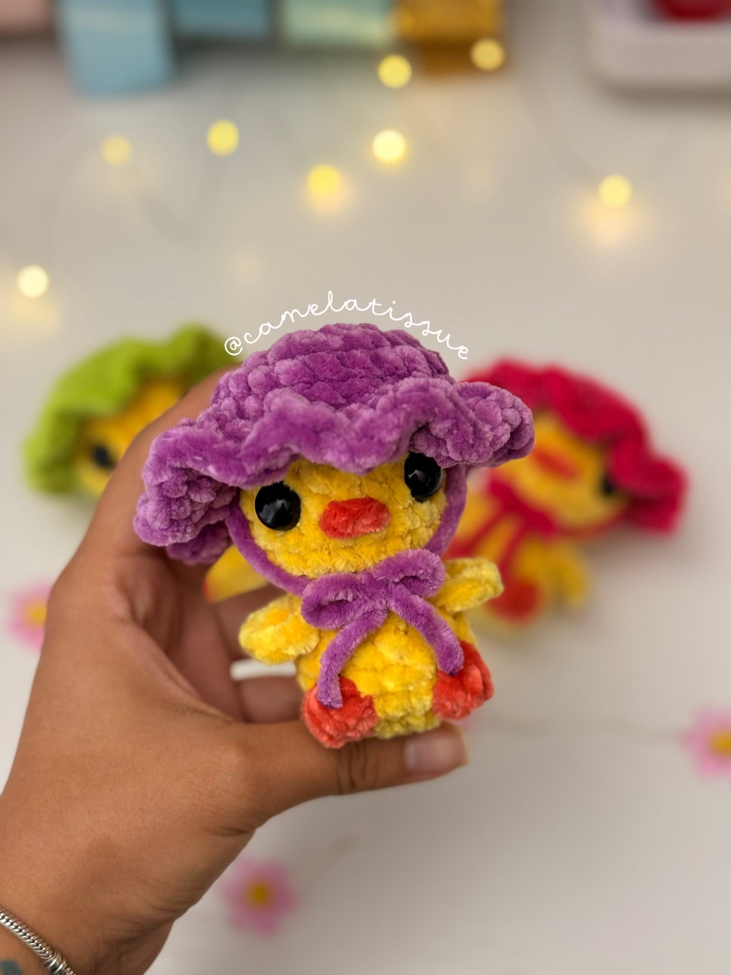 Patrón PDF | Pollito con Sombrero | Chick with Hat