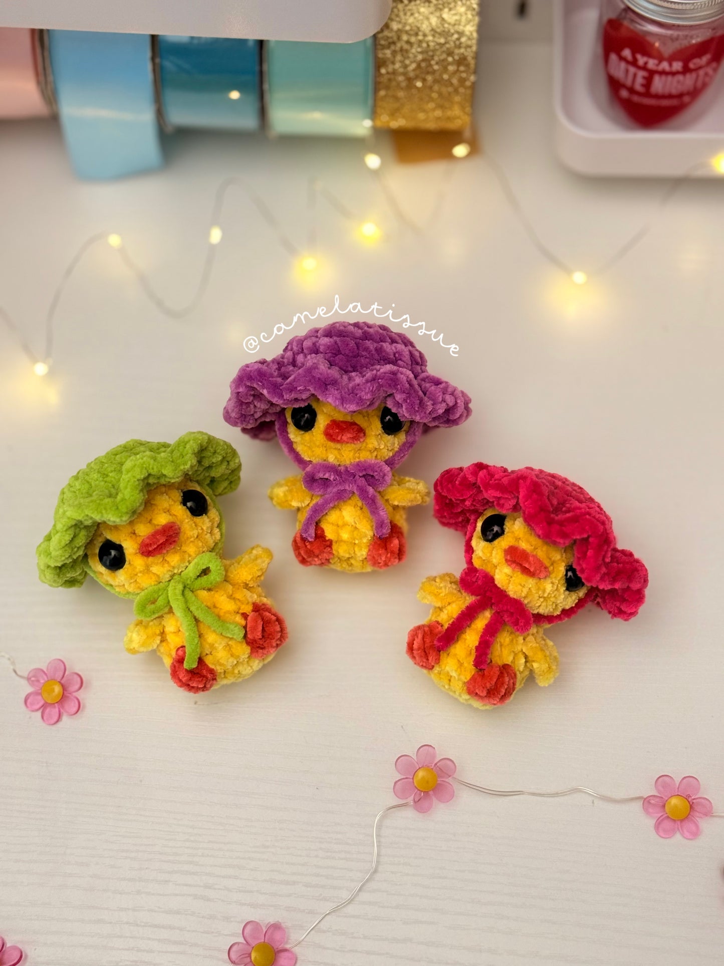 Patrón PDF | Pollito con Sombrero | Chick with Hat