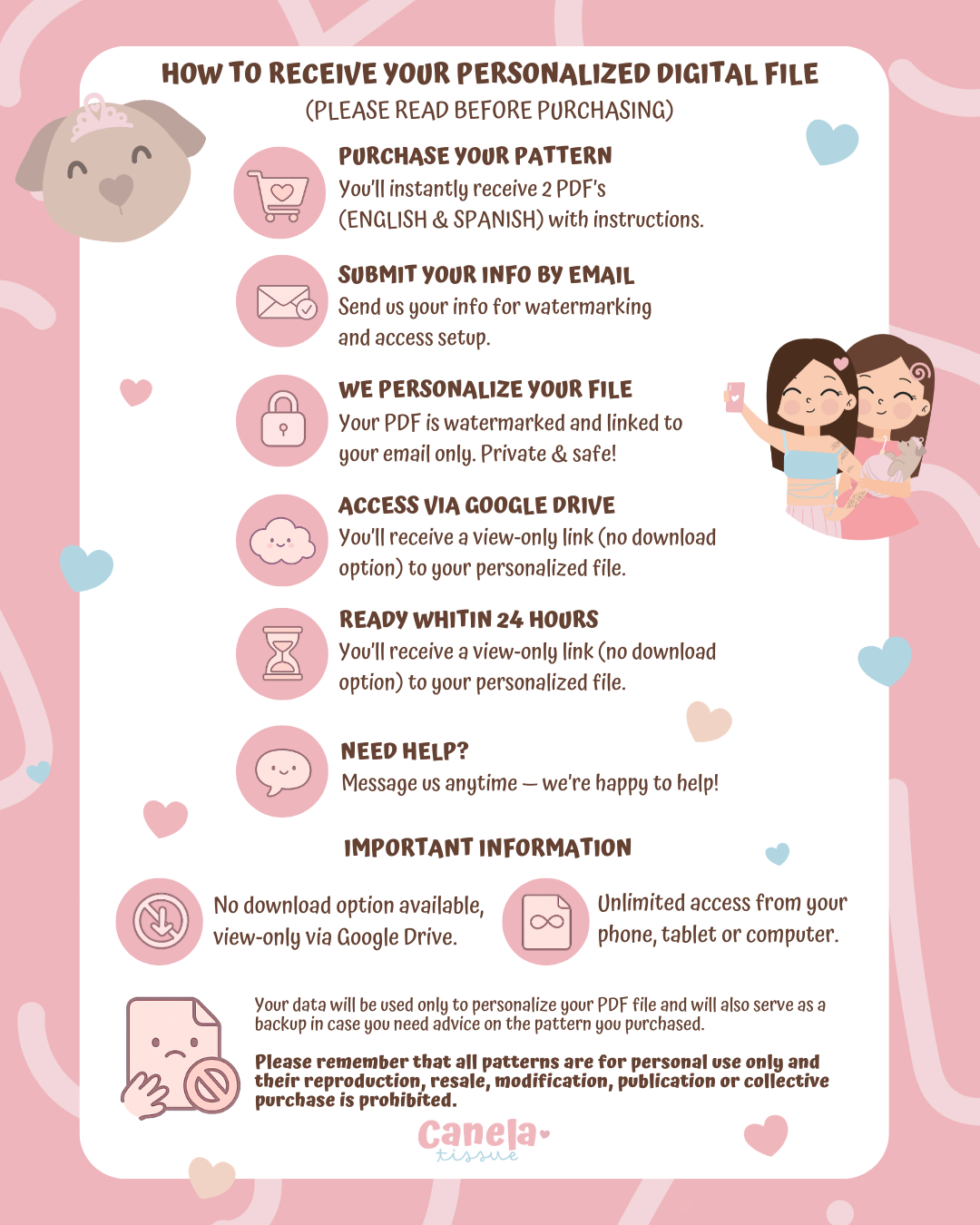 PATRÓN PDF Guardapuntos Pinky🎀