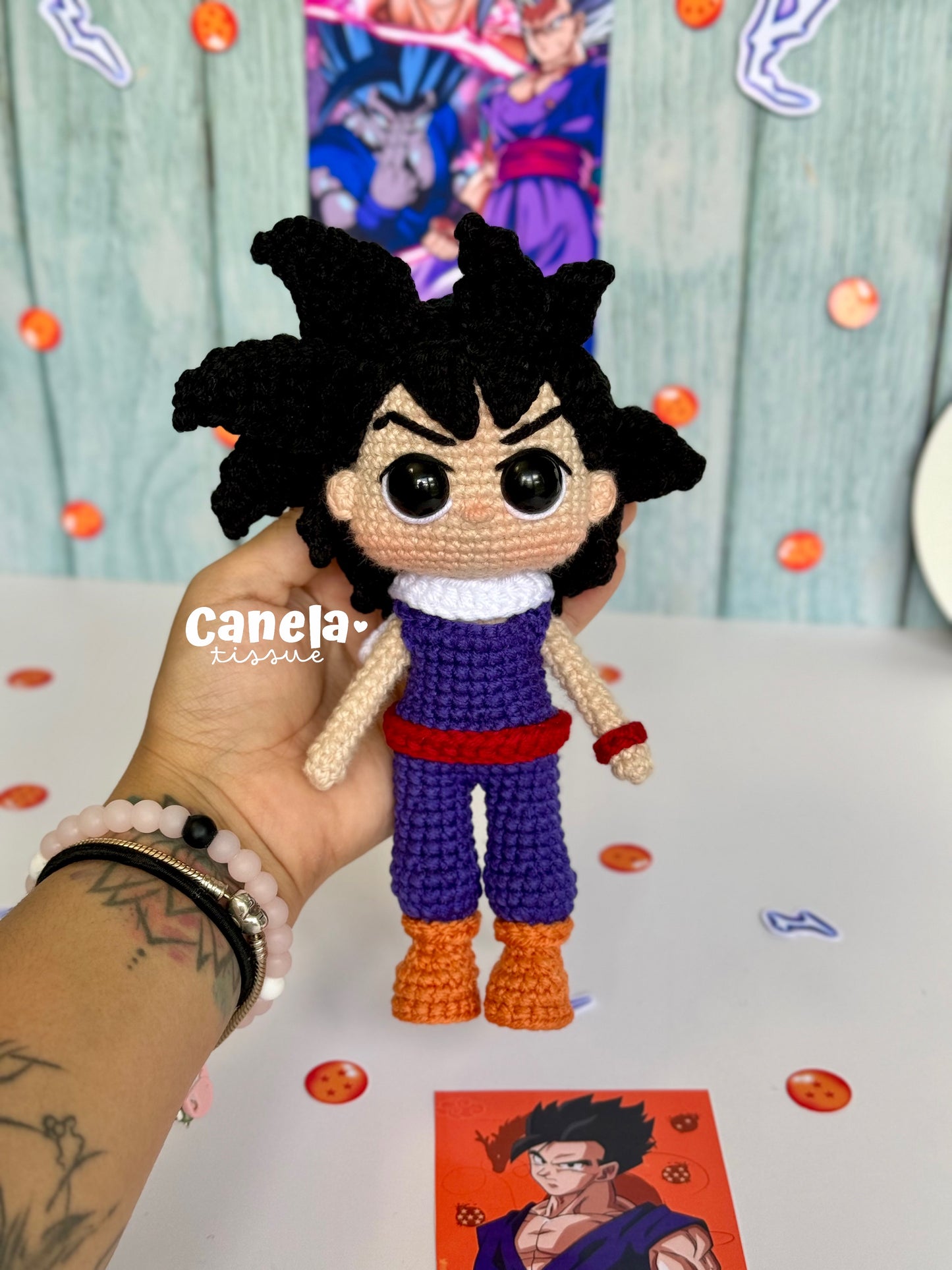 PATRÓN PDF Gohan & Videl🧶✨