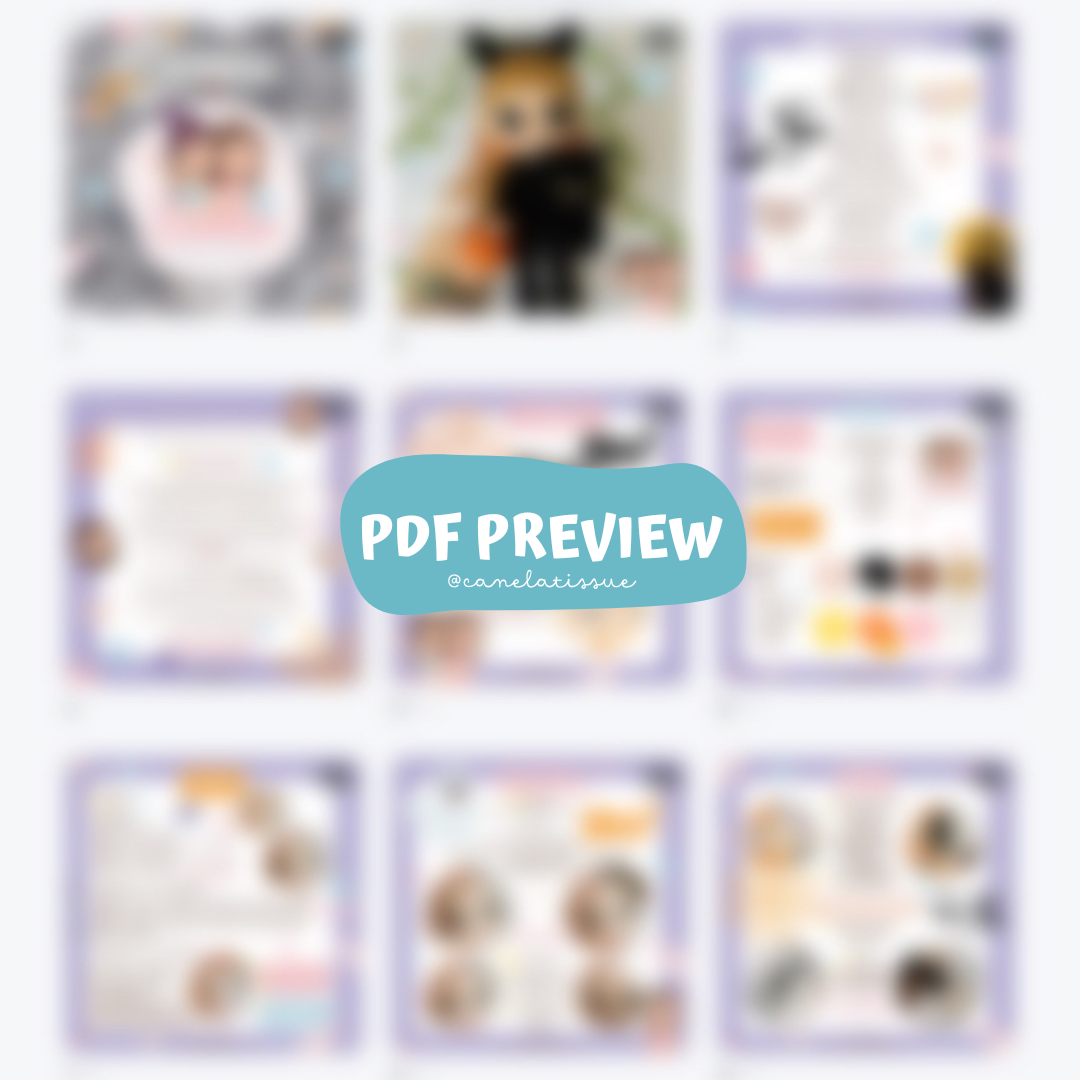 PATRÓN PDF Gatúbela🐈‍⬛✨