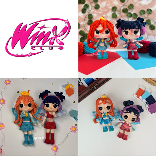 Patrón PDF Pack Bloom y Musa | Winx Club✨