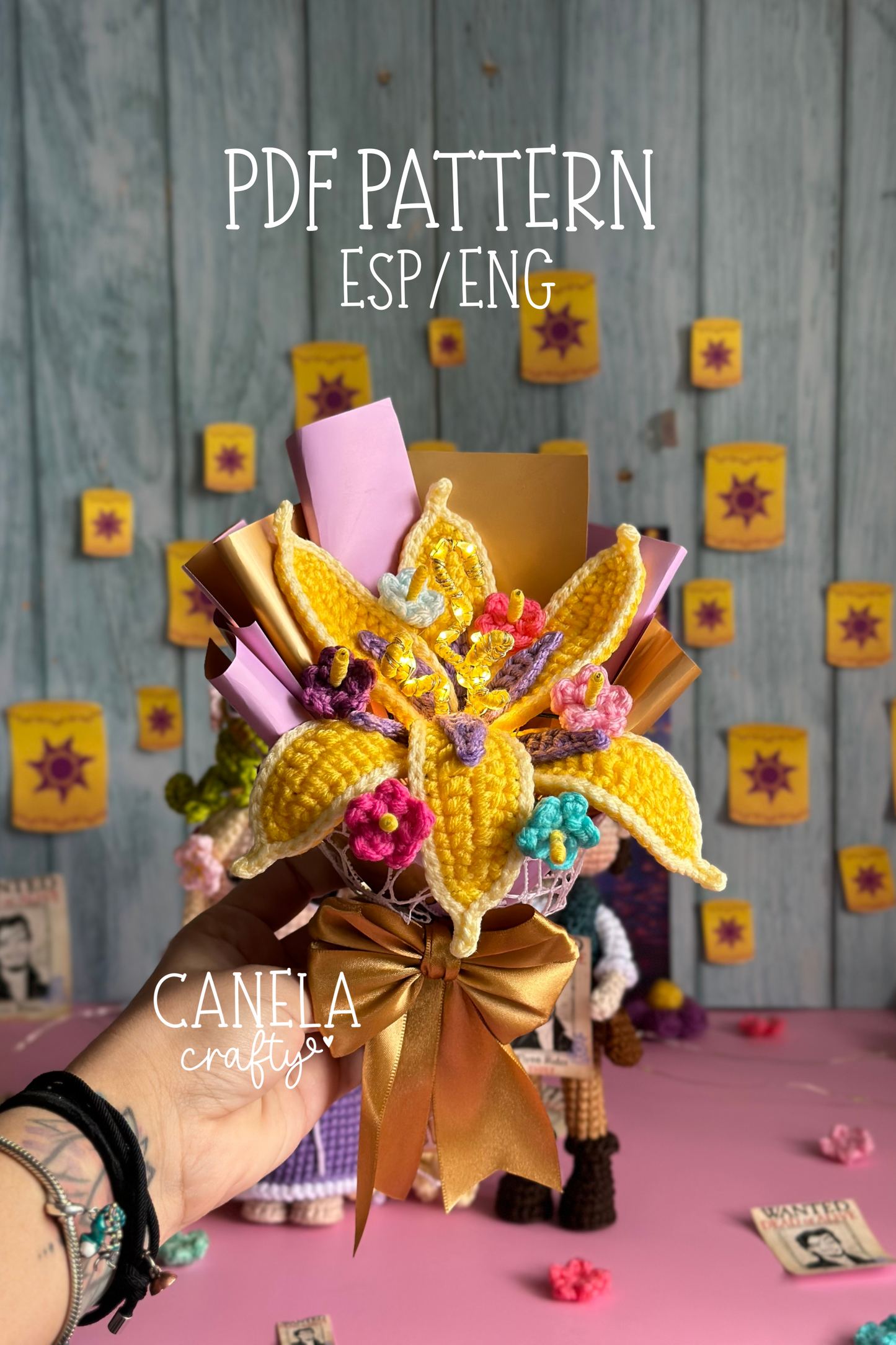 PATRÓN PDF Mini Flor Mágica🧶✨