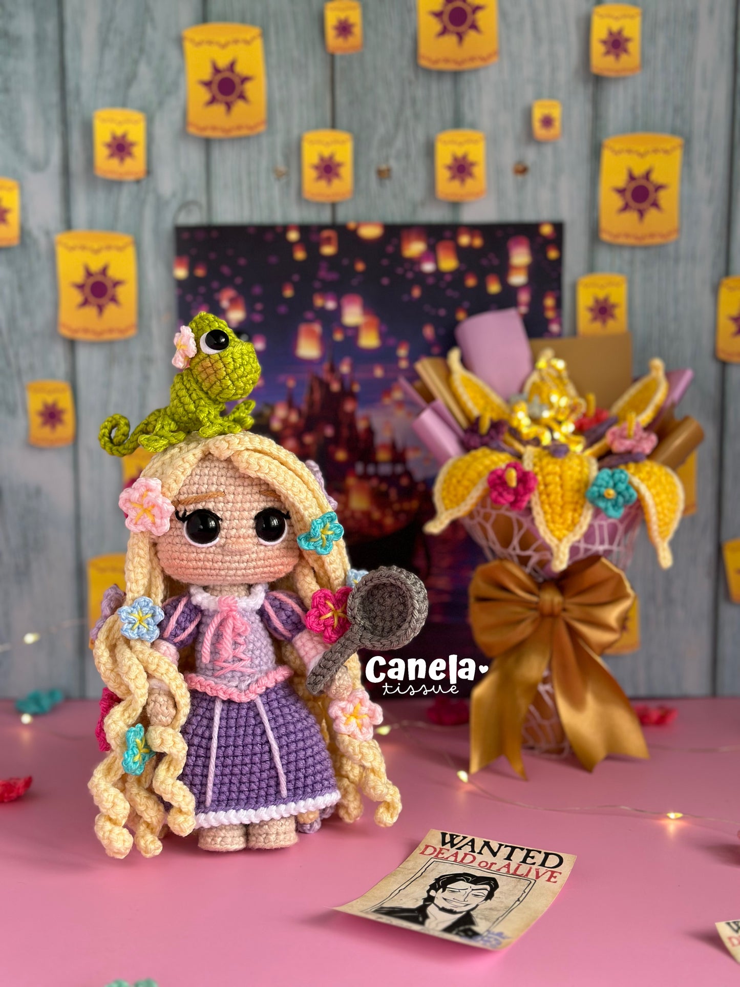 PATRÓN PDF Rapunzel✨