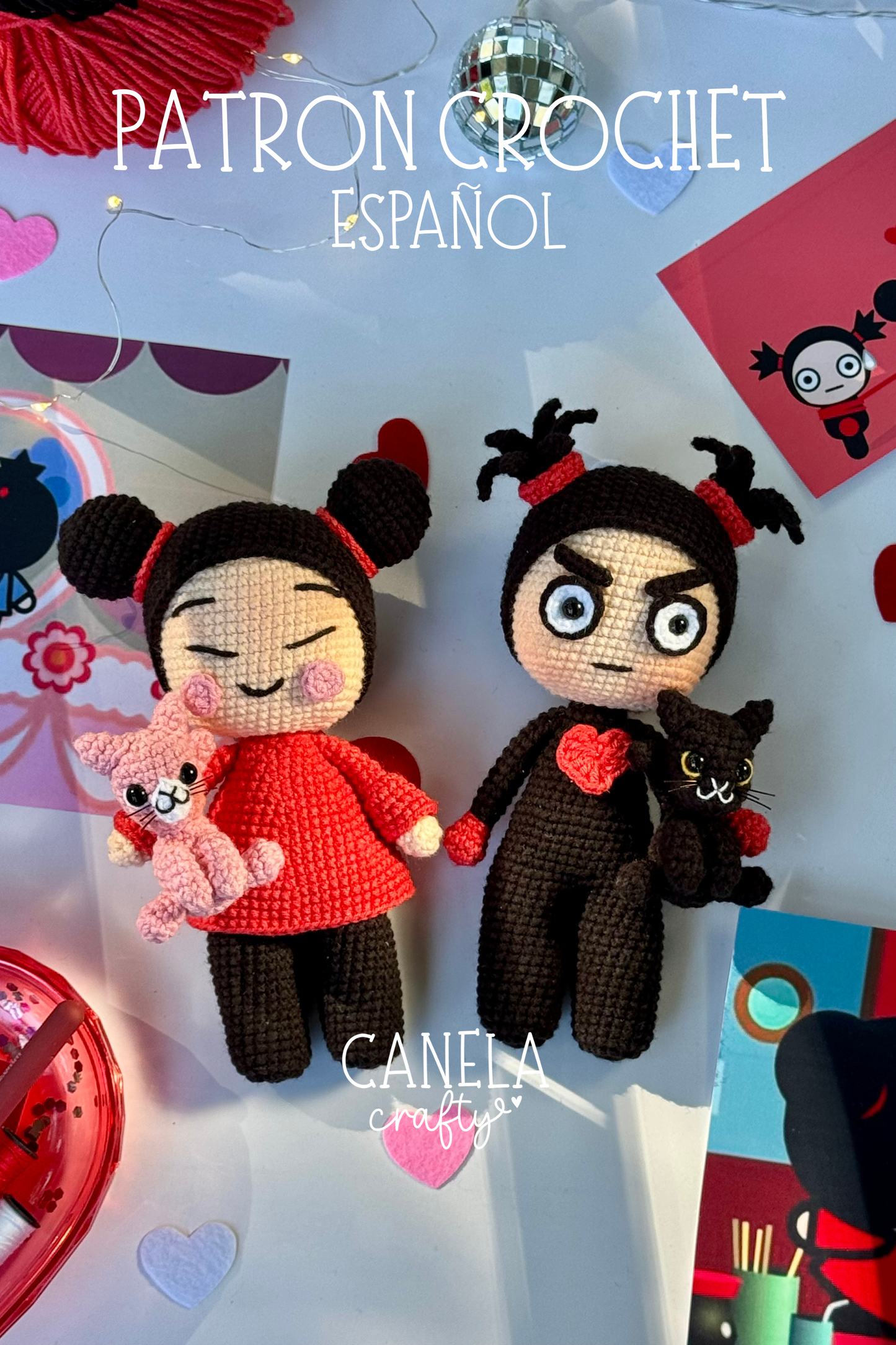 PATRÓN PDF Pack Pucca y Garu✨