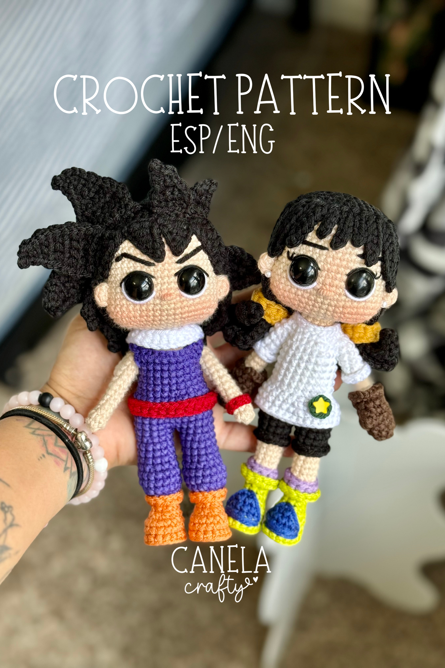 PATRÓN PDF Gohan & Videl🧶✨