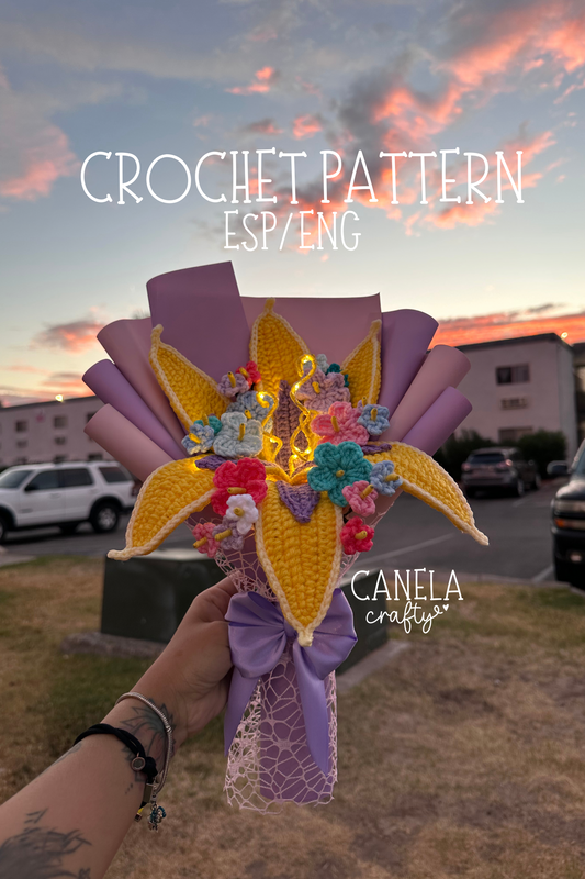 PATRÓN PDF Flor Mágica🧶✨