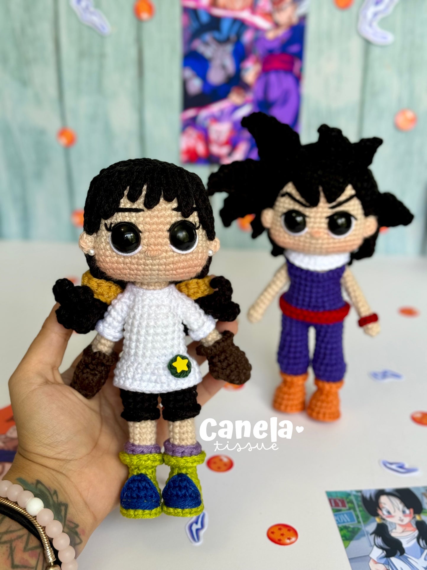 PATRÓN PDF Gohan & Videl🧶✨
