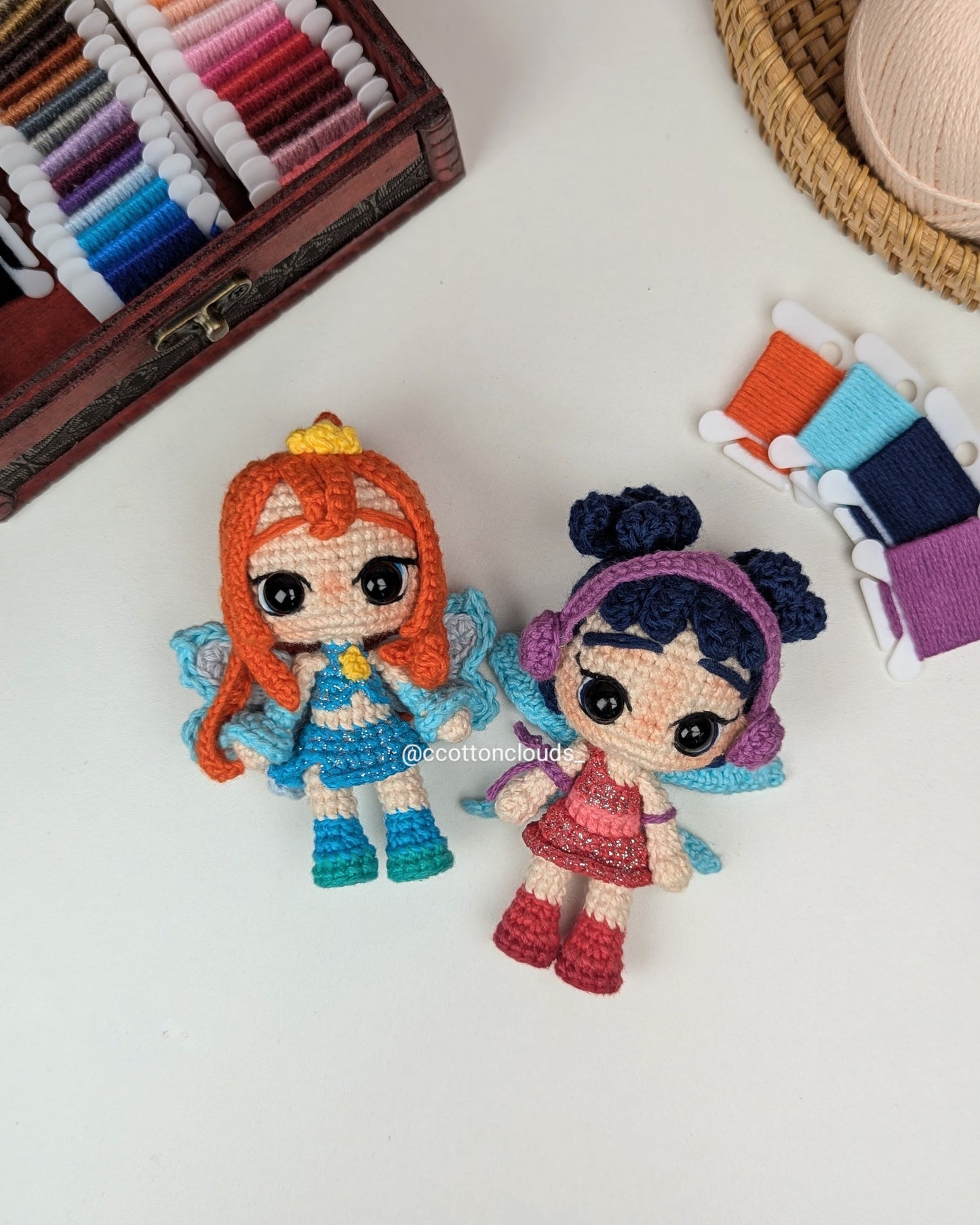 Patrón PDF Pack Bloom y Musa | Winx Club✨