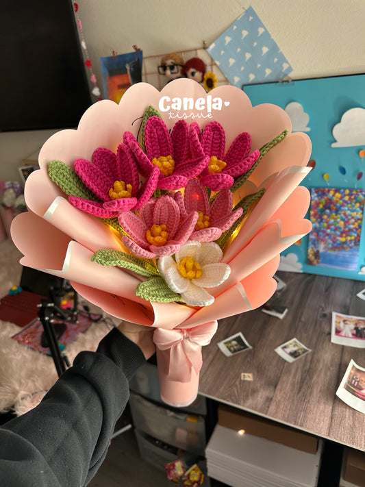 Fuchsia Tulips Bouquet🌷✨