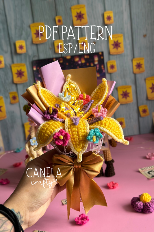 PATRÓN PDF Mini Flor Mágica🧶✨